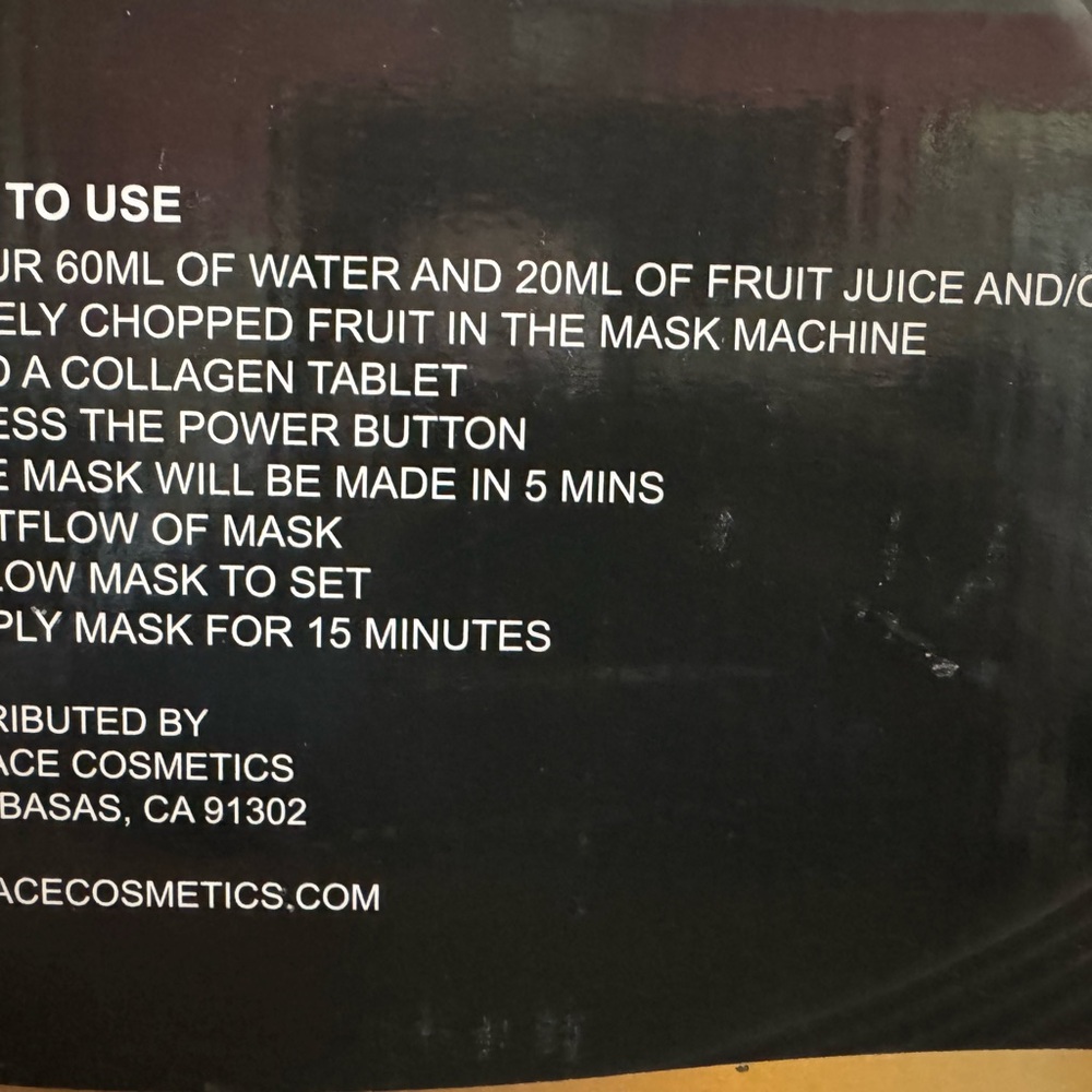 White Facial Mask Machine - Picture 5 of 5